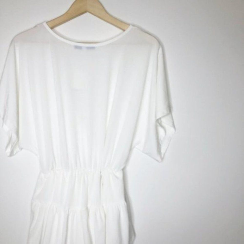 VANITY ROOM Tiered Knit Surplice Mini Dress  - Picture 8 of 8